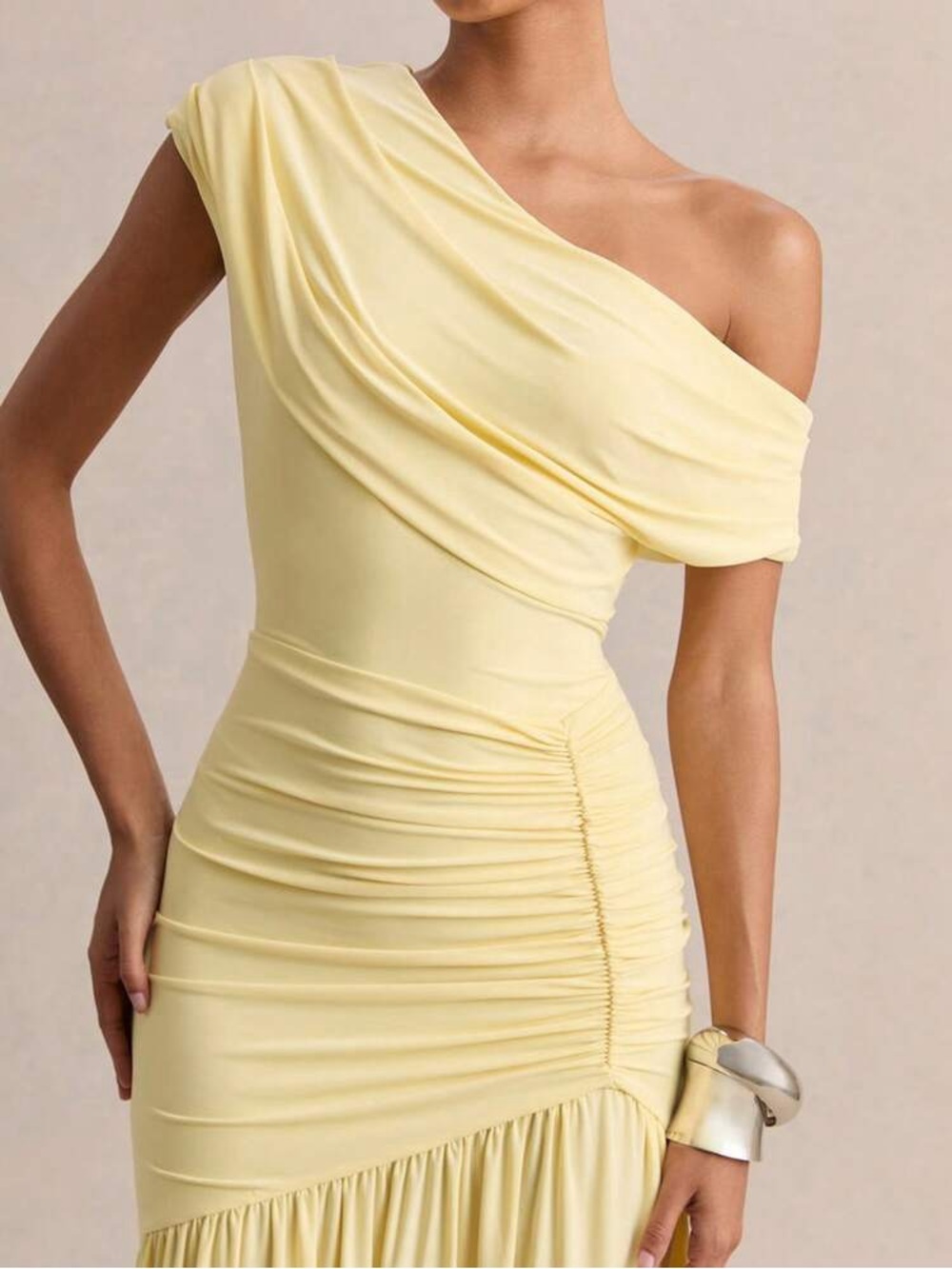 Club L London Kady Dress – Lemon Yellow | NWT | US Size 6 - Picture 3 of 11